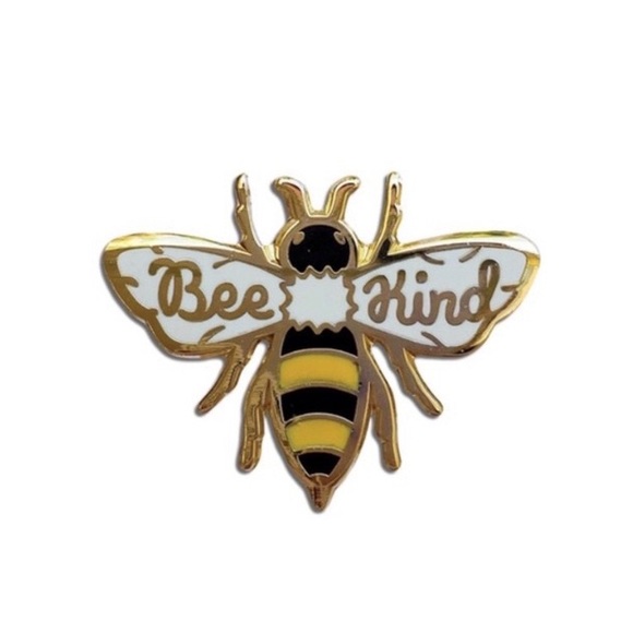 Jewelry - Bee Kind Gold Bumblebee Enamel Pin